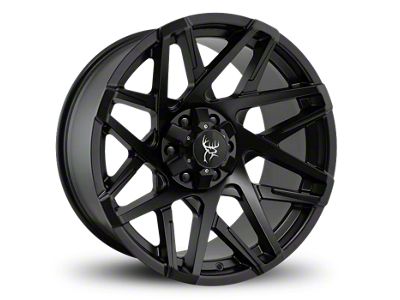 Buck Commander Canyon All Satin Black Wheel; 20x10; -25mm Offset (04-15 Titan)