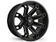 Buck Commander Hollow Point Satin Black Milled Spokes Wheel; 20x10; -35mm Offset (04-15 Titan)