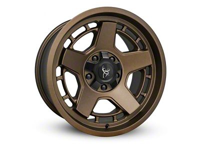 Buck Commander Atlas All Satin Bronze 6-Lug Wheel; 17x9; -12mm Offset (10-24 4Runner)