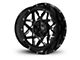 Buck Commander Caliber Gloss Black Milled Face 6-Lug Wheel; 20x10; -25mm Offset (10-24 4Runner)