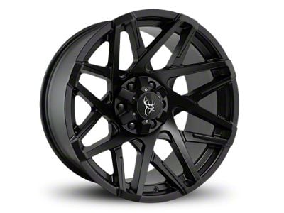 Buck Commander Canyon All Satin Black 6-Lug Wheel; 20x10; -25mm Offset (10-24 4Runner)