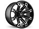 Buck Commander Hollow Point Satin Black Machined Face Wheel; 20x10; -35mm Offset (10-24 4Runner)