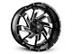 Buck Commander SAW Satin Black Machined Face Wheel; 20x10; -25mm Offset (22-24 Bronco Raptor)