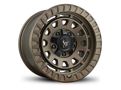 Buck Commander Venture Satin Bronze Wheel; 17x9; 0mm Offset (84-01 Jeep Cherokee XJ)