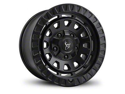 Buck Commander Venture Satin Black Wheel; 17x9; -12mm Offset (99-04 Jeep Grand Cherokee WJ)