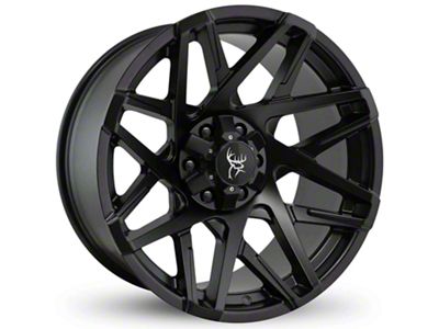 Buck Commander Canyon All Satin Black Wheel; 20x9; 0mm Offset (16-23 Tacoma)