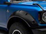 Bushwacker Pocket Style Fender Flares; Front and Rear; Matte Black (21-24 Bronco 2-Door)