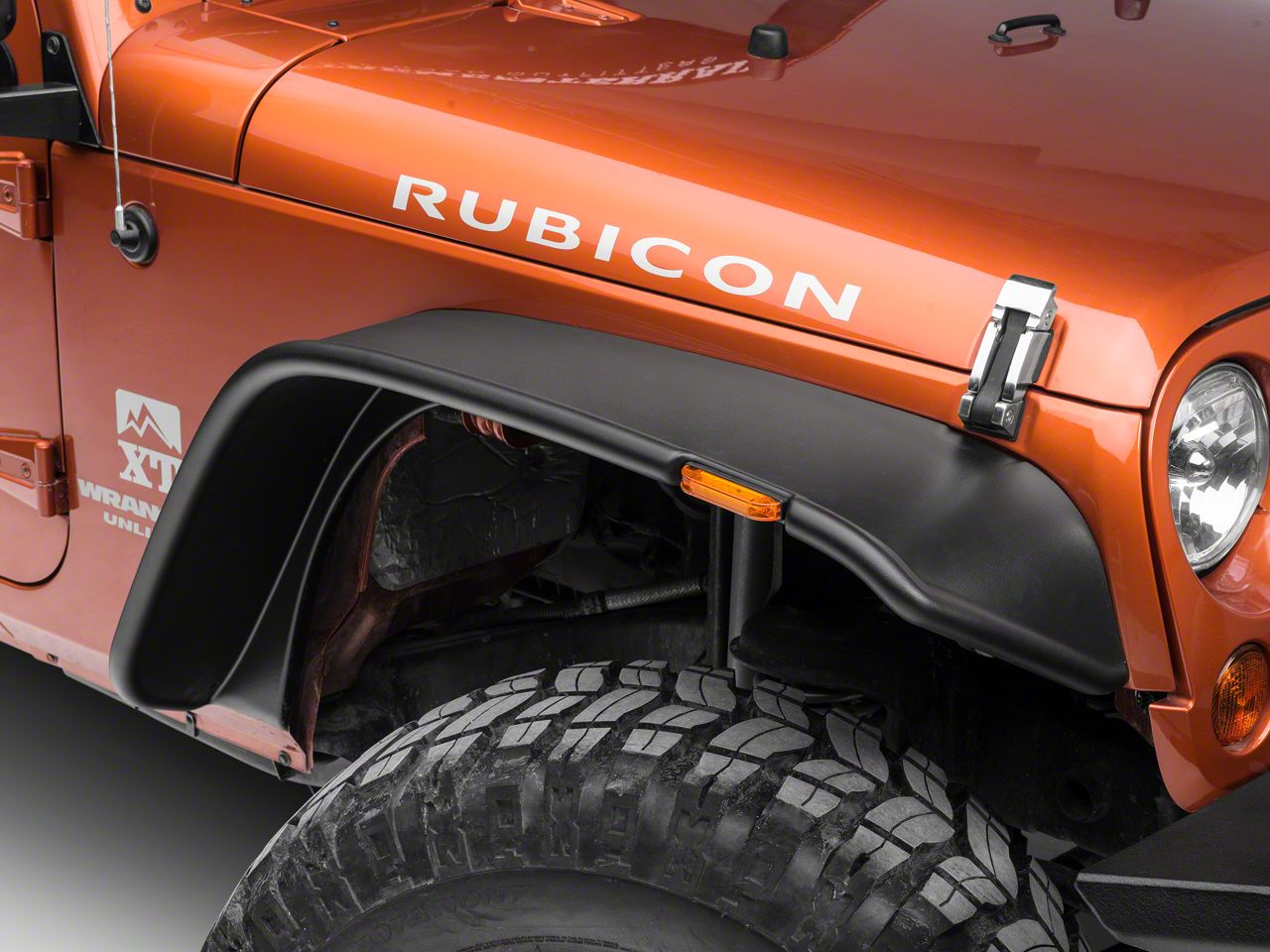 Bushwacker Jeep Wrangler Flat Style Fender Flares; Textured 10918-07 (07-18 Jeep  Wrangler JK 4-Door) - Free Shipping