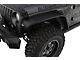 Bushwacker Flat Style Fender Flares; Front; Textured Black (20-24 Jeep Gladiator JT)