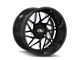 Cali Off-Road Gemini Gloss Black Milled 6-Lug Wheel; 20x12; -51mm Offset (04-15 Titan)