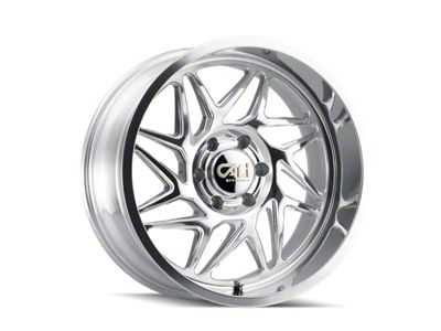 Cali Off-Road Gemini Polished 6-Lug Wheel; 20x10; -25mm Offset (04-15 Titan)