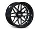 Cali Off-Road Invader Gloss Black Milled 6-Lug Wheel; 20x10; -25mm Offset (04-15 Titan)