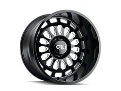 Cali Off-Road Paradox Gloss Black Milled 6-Lug Wheel; 24x14; -76mm Offset (04-15 Titan)