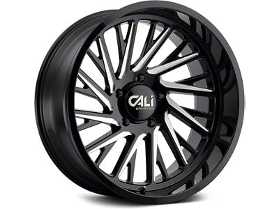 Cali Off-Road Purge Gloss Black Milled 6-Lug Wheel; 20x12; -51mm Offset (04-15 Titan)