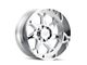 Cali Off-Road Sevenfold Polished 6-Lug Wheel; 20x12; -51mm Offset (04-15 Titan)