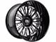 Cali Off-Road Vertex Gloss Black Milled 6-Lug Wheel; 20x10; -25mm Offset (04-15 Titan)