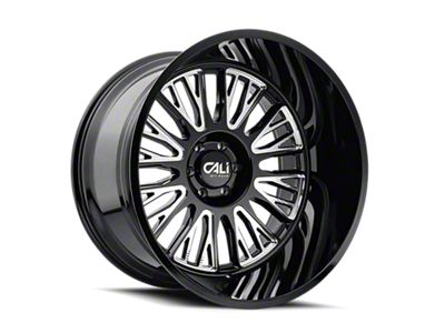 Cali Off-Road Vertex Gloss Black Milled 6-Lug Wheel; 26x14; -76mm Offset (04-15 Titan)