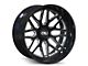 Cali Off-Road Invader Gloss Black Milled 6-Lug Wheel; 20x10; -25mm Offset (2024 Tacoma)