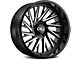 Cali Off-Road Purge Gloss Black Milled 6-Lug Wheel; 20x12; -51mm Offset (2024 Tacoma)