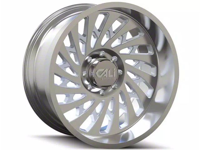 Cali Off-Road Switchback Polished Spokes 6-Lug Wheel; 24x12; -51mm Offset (2024 Tacoma)