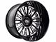 Cali Off-Road Vertex Gloss Black Milled 6-Lug Wheel; 22x12; -44mm Offset (2024 Tacoma)