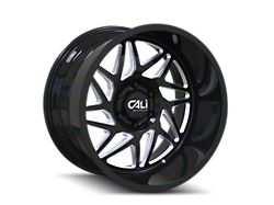 Cali Off-Road Gemini Gloss Black Milled 6-Lug Wheel; 20x9; 0mm Offset (21-24 Bronco, Excluding Raptor)