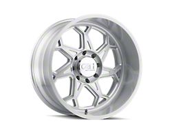 Cali Off-Road Sevenfold Brushed Milled 6-Lug Wheel; 20x10; -25mm Offset (21-24 Bronco, Excluding Raptor)