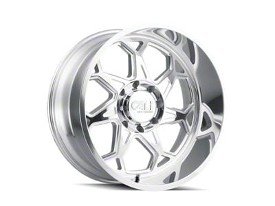 Cali Off-Road Sevenfold Polished 6-Lug Wheel; 20x10; -25mm Offset (22-24 Bronco Raptor)