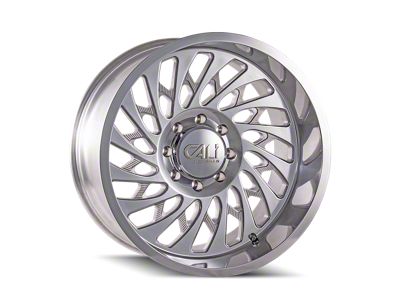 Cali Off-Road Switchback Polished 6-Lug Wheel; 20x12; -51mm Offset (22-24 Bronco Raptor)