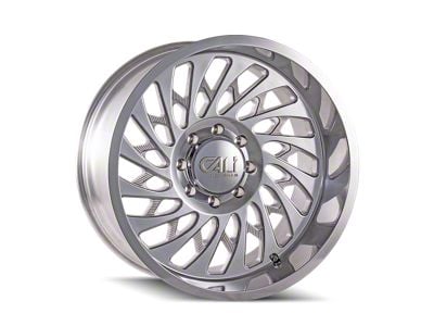 Cali Off-Road Switchback Polished Wheel; 22x12; -51mm Offset (20-24 Jeep Gladiator JT)