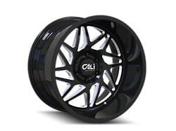 Cali Off-Road Gemini Gloss Black Milled 6-Lug Wheel; 20x9; 0mm Offset (17-24 Titan)