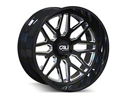 Cali Off-Road Invader Gloss Black Milled 6-Lug Wheel; 20x10; -25mm Offset (17-24 Titan)