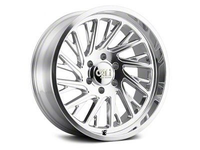 Cali Off-Road Purge Polished Milled 6-Lug Wheel; 22x12; -51mm Offset (17-24 Titan)