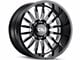 Cali Off-Road Summit Gloss Black Milled 6-Lug Wheel; 20x9; 0mm Offset (17-24 Titan)