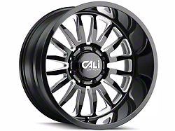 Cali Off-Road Summit Gloss Black Milled 6-Lug Wheel; 22x10; 0mm Offset (17-24 Titan)