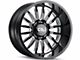 Cali Off-Road Summit Gloss Black Milled 6-Lug Wheel; 20x9; 0mm Offset (16-24 Titan XD)