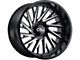 Cali Off-Road Purge Gloss Black Milled 6-Lug Wheel; 20x10; -25mm Offset (22-24 Tundra)