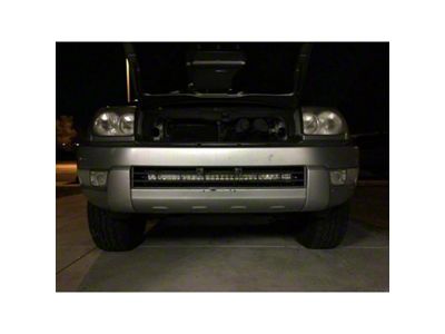 Cali Raised LED 32-Inch LED Light Bar with Hidden Bumper Mounting Brackets; Spot Beam (03-09 4Runner)