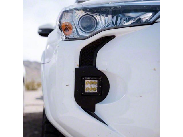 Cali Raised LED 3x2-Inch 18W LED Fog Lights with Mounting Brackets (14-24 4Runner)