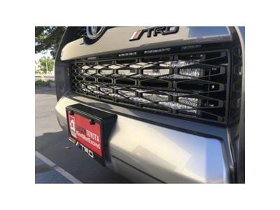 Cali Raised LED Dual 32-Inch LED Light Bars with Hidden Bumper Mounting Brackets; Spot Beam (14-24 4Runner)