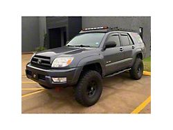 Cali Raised LED Trail Edition Bolt On Rock Sliders; Bed Liner Coating (10-24 4Runner)