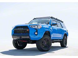 Cali Raised LED Trail Edition Bolt On Rock Sliders with Kickout; Raw (03-09 4Runner)