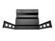 Cali Raised LED Aluminum Transfer Case Skid Plate; Black (16-23 Tacoma)