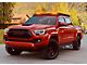 Cali Raised LED Economy Roof Rack with 42-Inch Single Row Amber LED Light Bar and Tall Blue OEM Style Switch (05-23 Tacoma Double Cab)