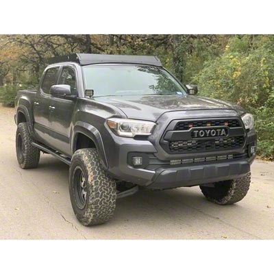 Cali Raised LED Tacoma Premium Roof Rack with 42-Inch Dual Row White ...