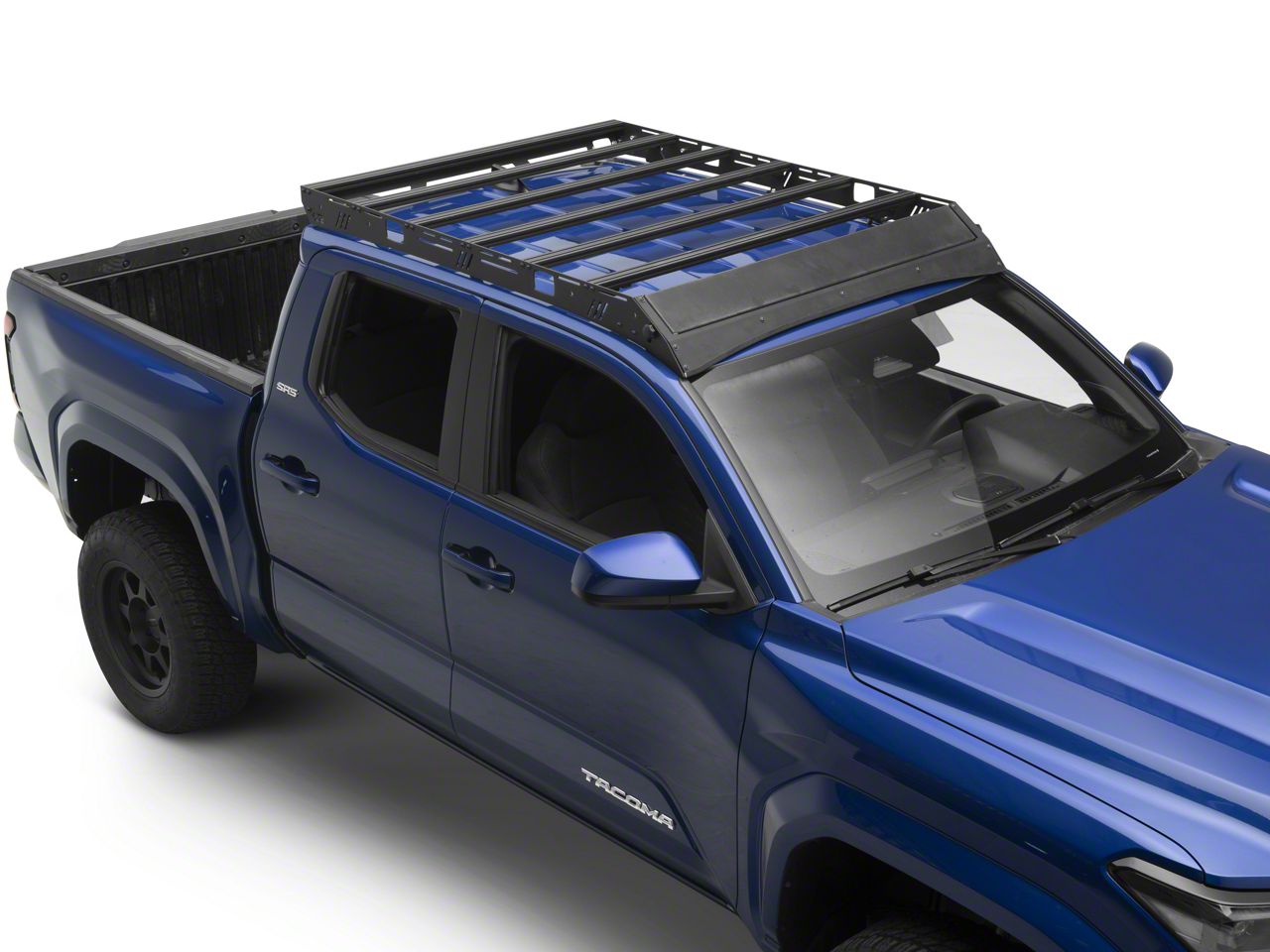 Cali Raised LED Tacoma Premium Roof Rack Front 42-Inch White Dual Row ...