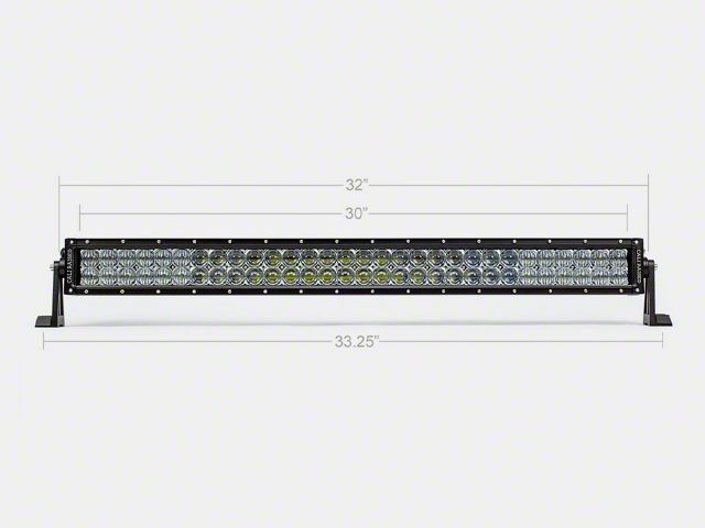 Cali Raised LED Second 32-Inch LED Light Bar with Relocation Mounts; Combo Beam (16-23 Tacoma)