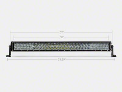 Cali Raised LED Second 32-Inch LED Light Bar with Relocation Mounts; Spot Beam (16-23 Tacoma)