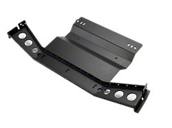 Cali Raised LED Steel Transfer Case Skid Plate; Raw (16-23 Tacoma)