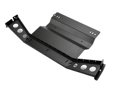 Cali Raised LED Steel Transfer Case Skid Plate; Raw (16-23 Tacoma)